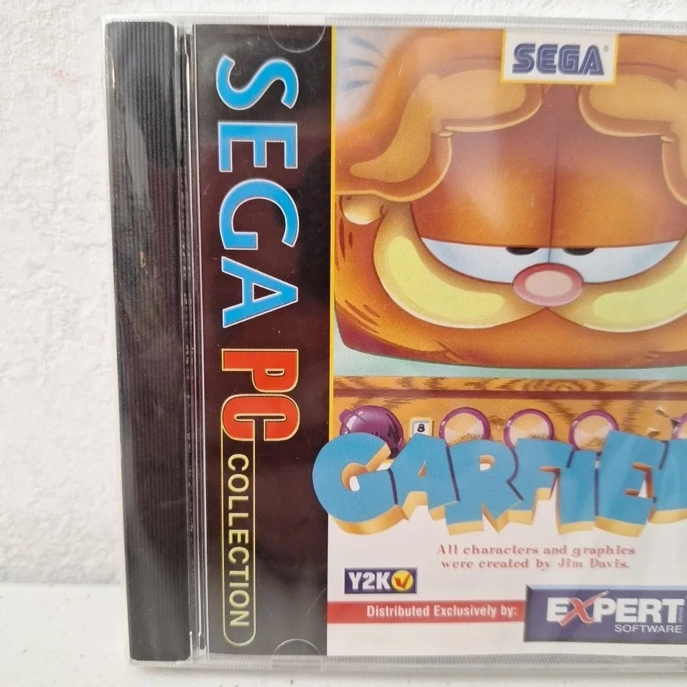 RARE Vintage NEW Garfield In TV Land Sega Entertainment CD-ROM PC SEALED